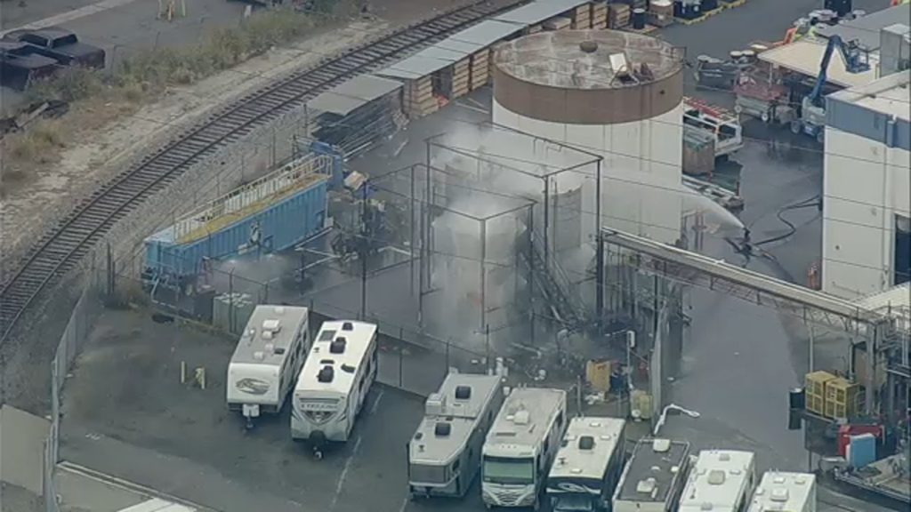 Firefighters Discover Crack in OC Chemical Tank Amid Evacuations