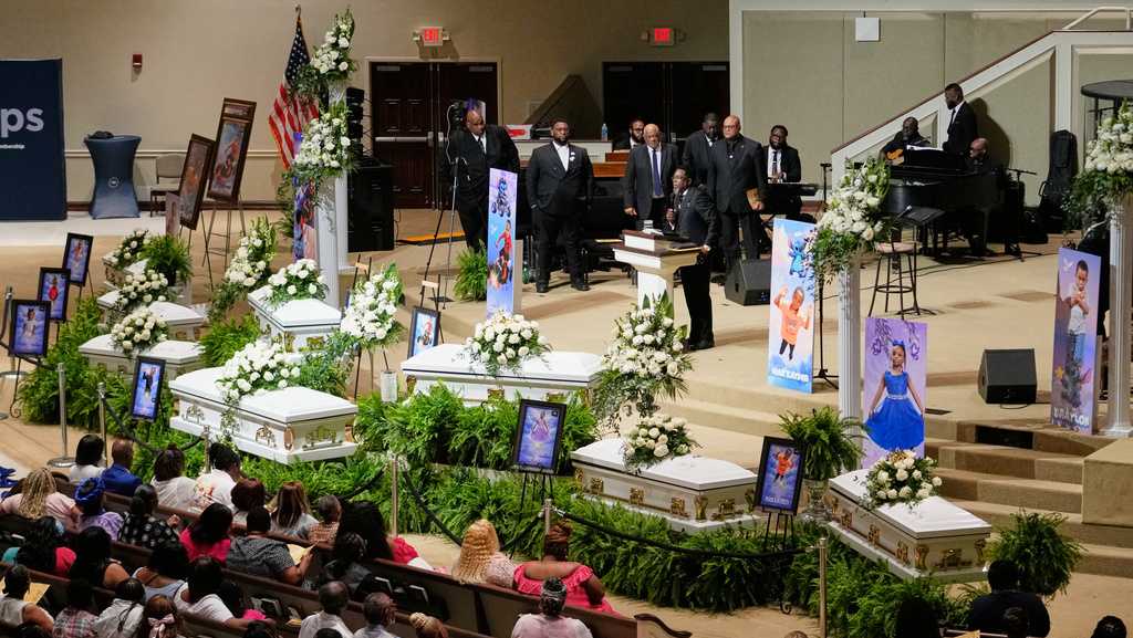 Shreveport children's mass shooting funeral
