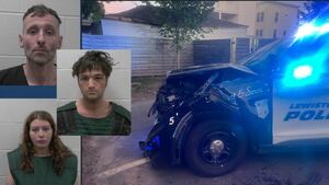 Stolen Dump Truck Rams Police Car in Maine Chase