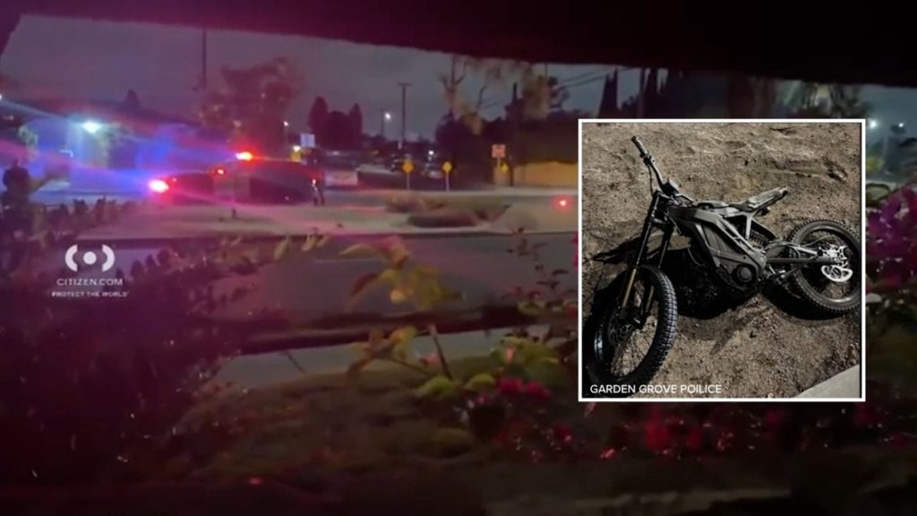 13-year-old boy dies after e-motorcycle crash in Garden Grove