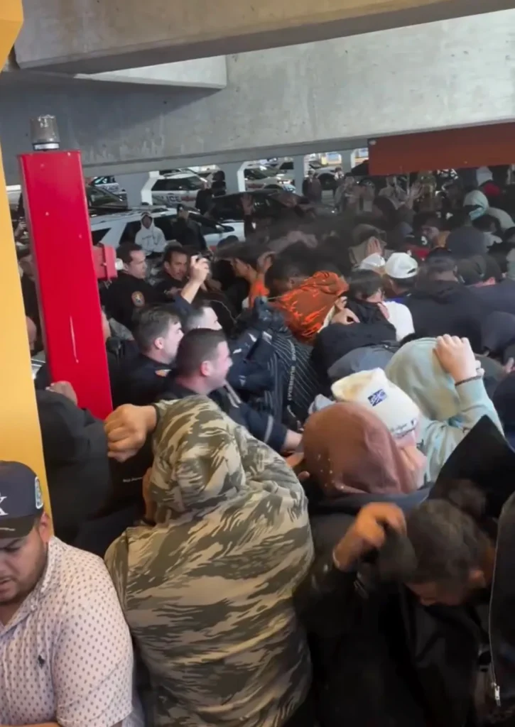 Video shows Swatch stampede at Long Island mall as cop pepper-sprays mob