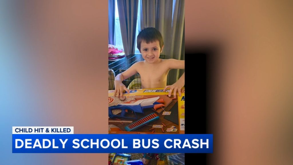 Gibbstown, NJ mourns 7-year-old boy struck, killed by school bus