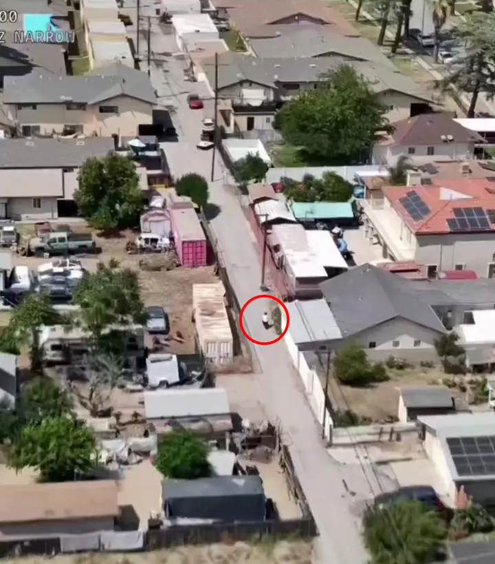 E-bike suspect caught after drone chase