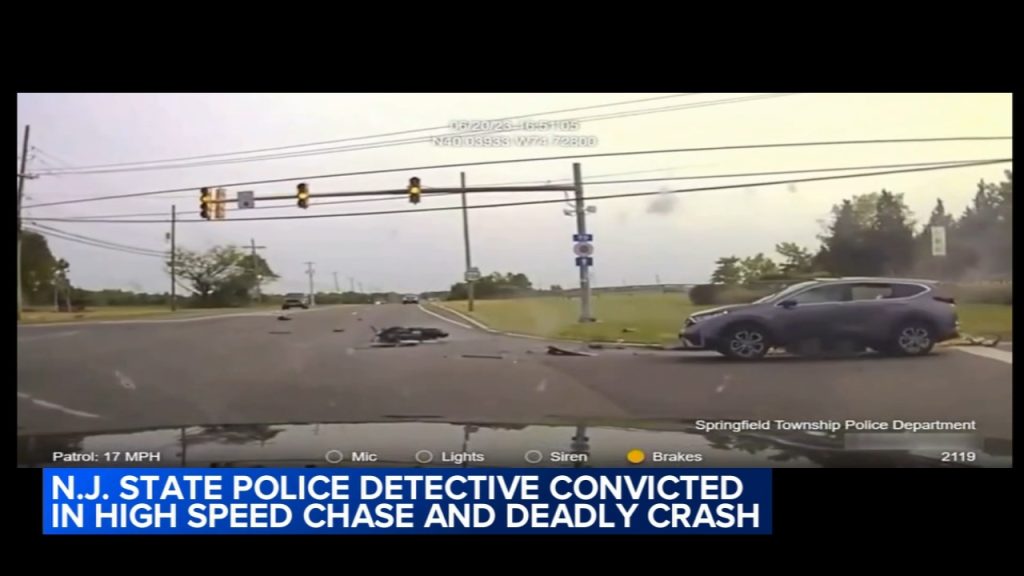 NJ Detective Convicted in Deadly High-Speed Chase