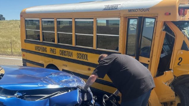 School Bus Crash in Sacramento County: No Students on Board