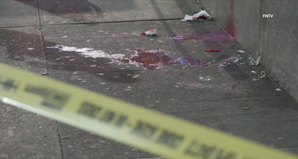 Man slashed outside NYC subway station as cops hunt for suspect