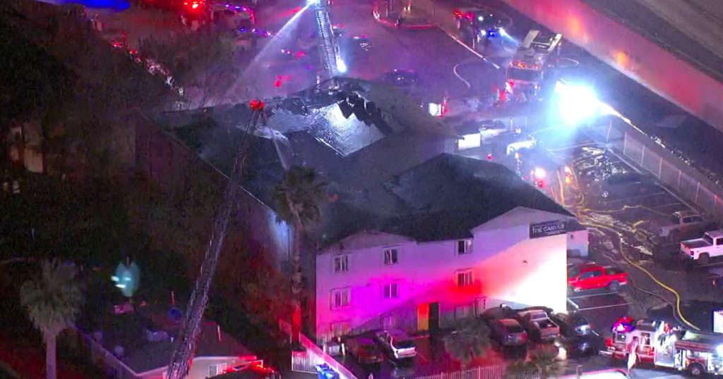 Apartment fire near I-17 and Glendale displaces 20+