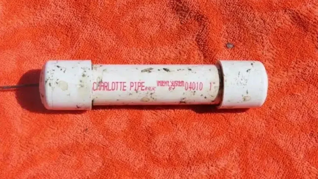 Pipe bomb found near town pond