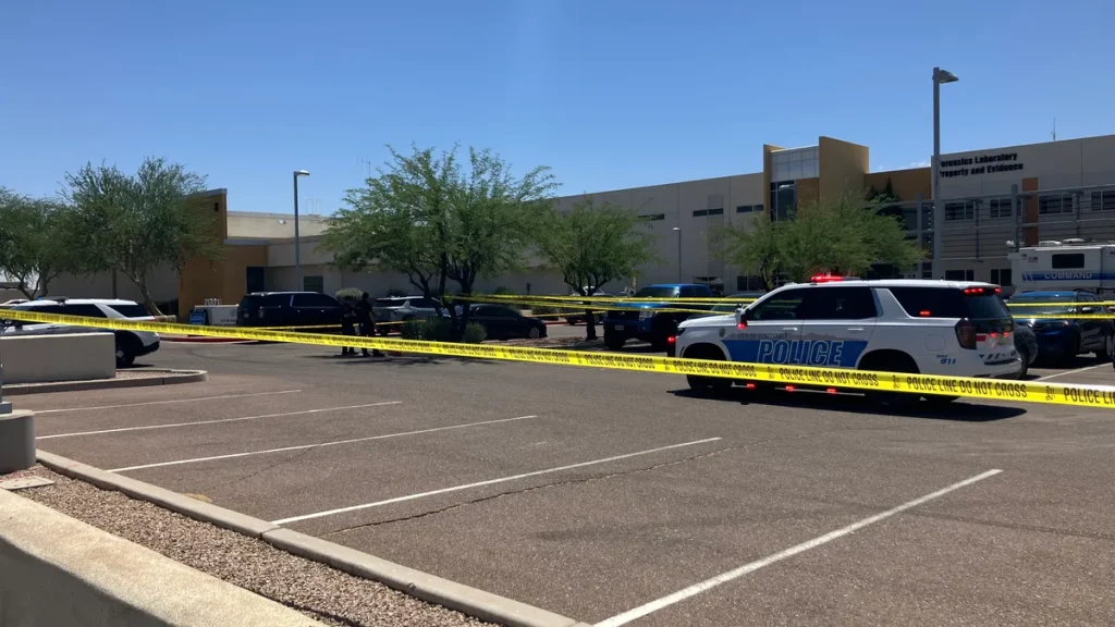 Woman shot at Scottsdale police station