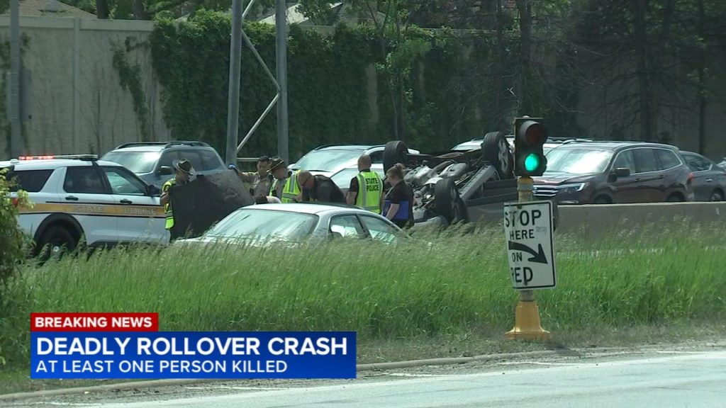 11-year-old boy killed, 5 injured in I-290 rollover crash