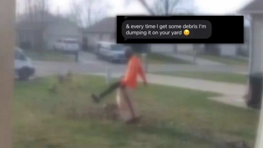 Roseville woman shocked as contractor dumps leaves back on her lawn