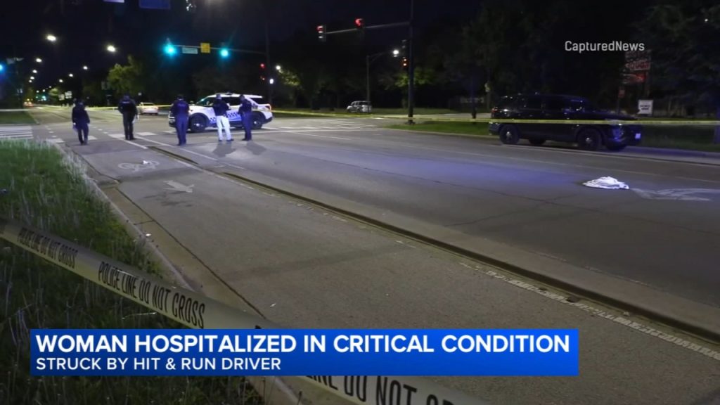 Woman critically hurt in hit-and-run crash in Humboldt Park