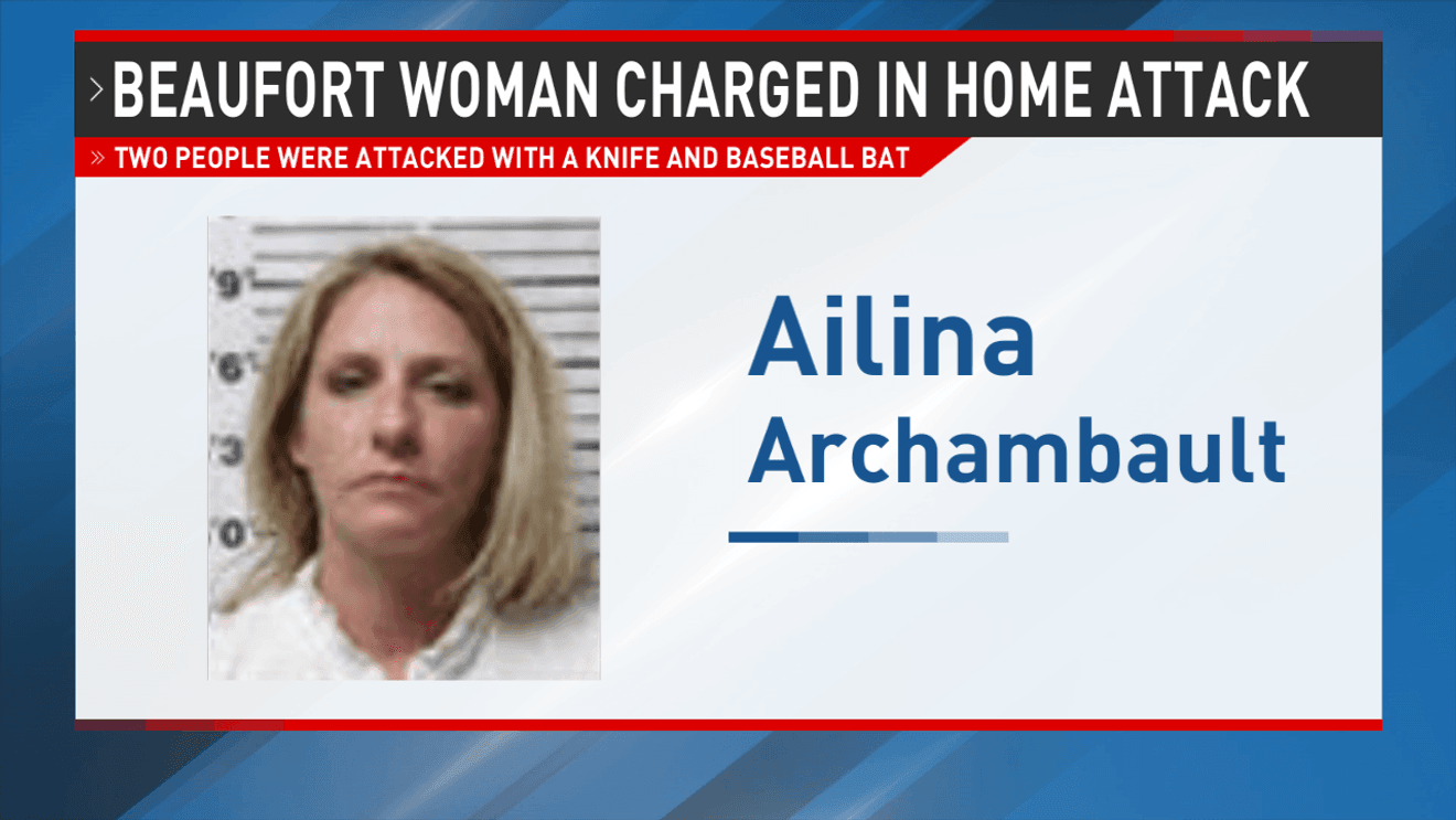 Beaufort Woman Breaks Into Home, Attacks Two With Knife