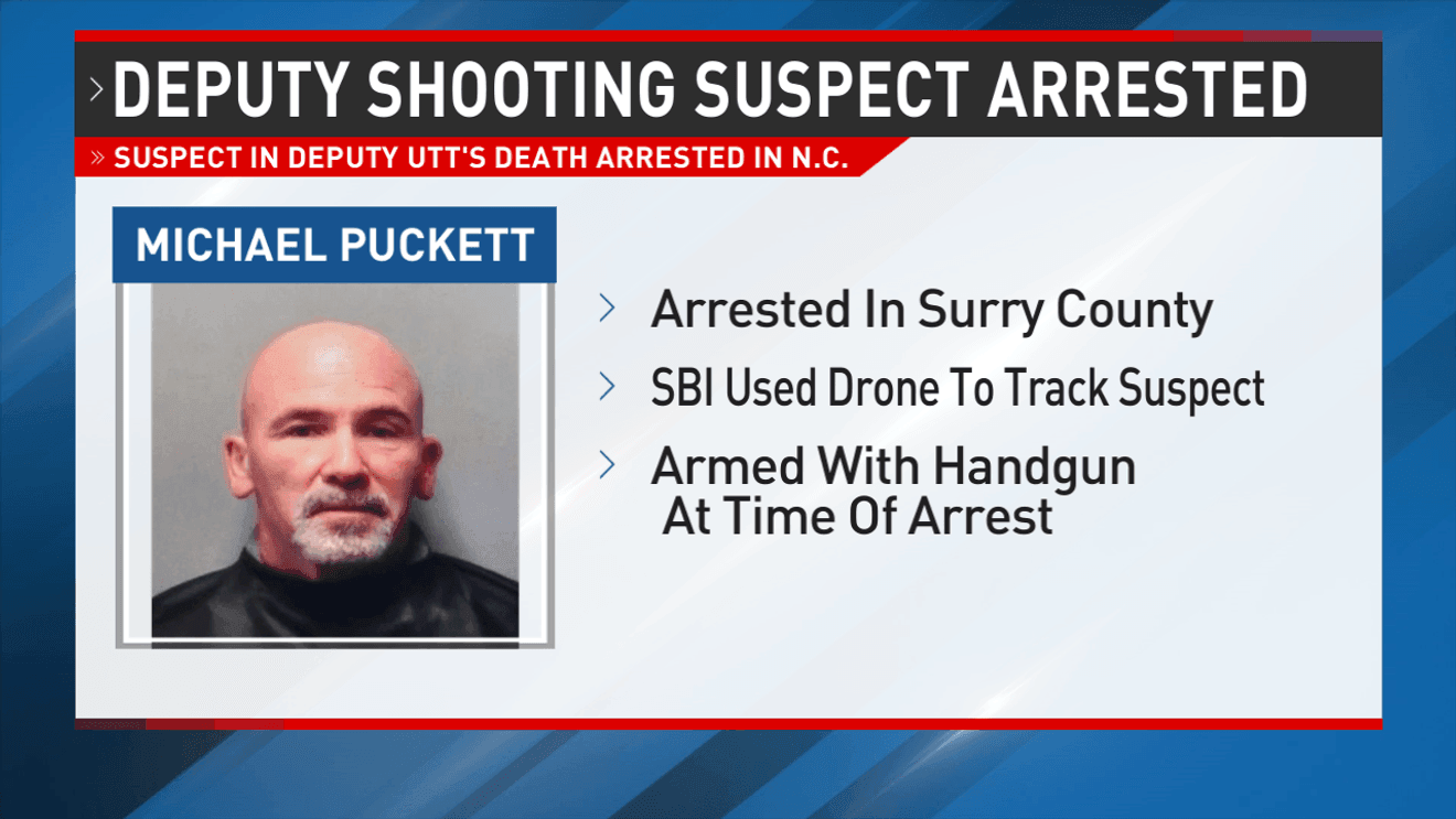 Virginia Deputy Shot Dead; Suspect Caught in NC