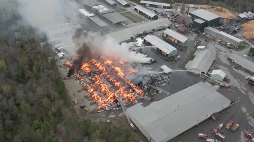 Lumber Mill Explosion in Maine Leaves One Firefighter Dead