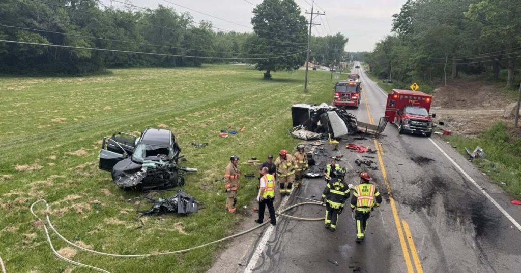 Crash in Hamilton Township Leaves 1 Dead, 3 Hospitalized