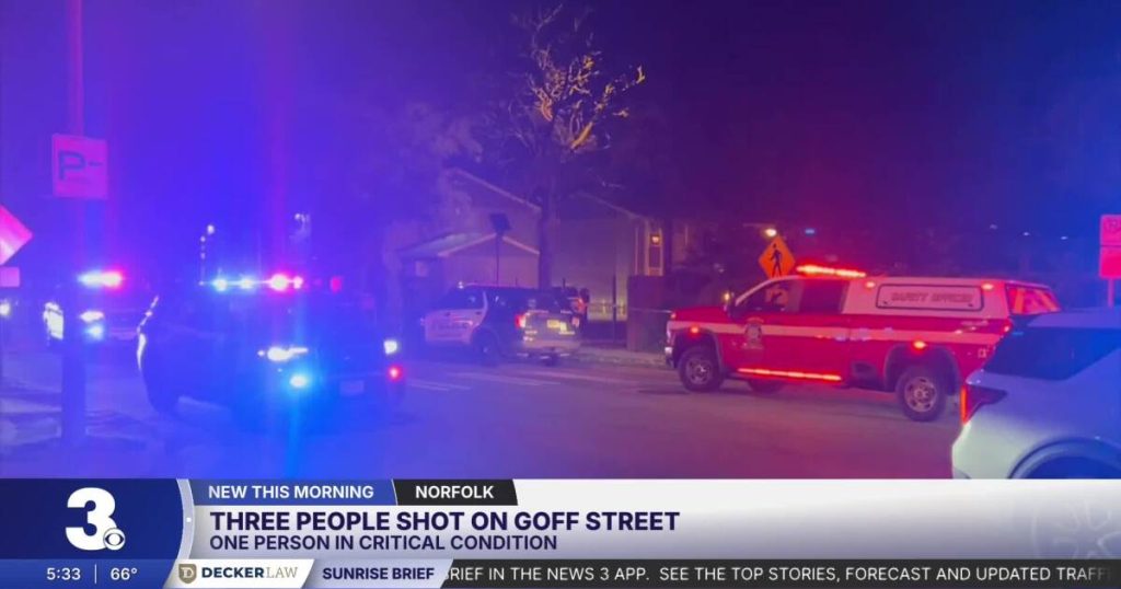 3 Shot on Norfolk Street; Motive Unknown