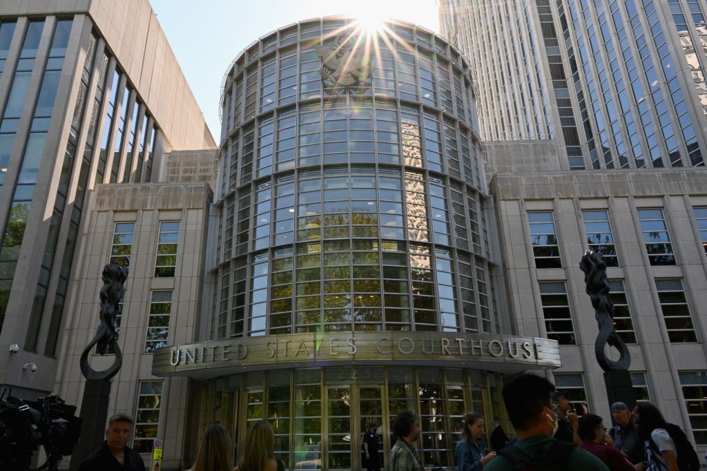 Arrested woman, 33, gives birth ‘in handcuffs’ on courtroom bench after being held on drugs charges