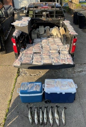 Detroit River anglers cited for catching 34 fish over limit