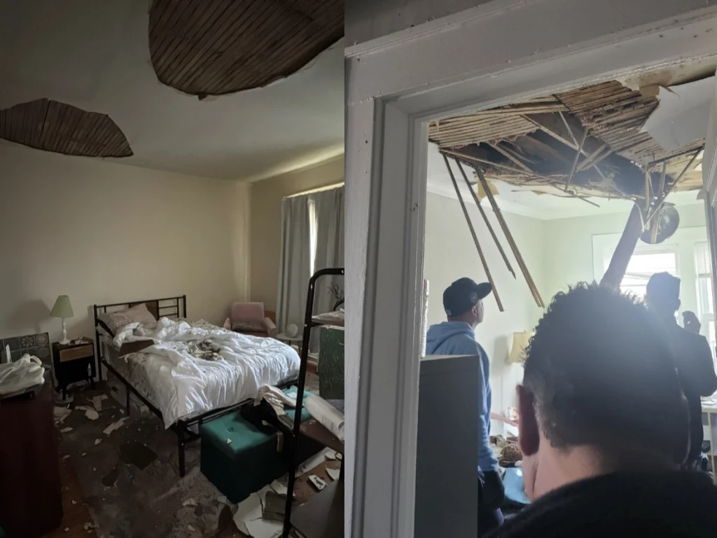 Bloomfield Residents Battle To Return Home After Roof Collapse