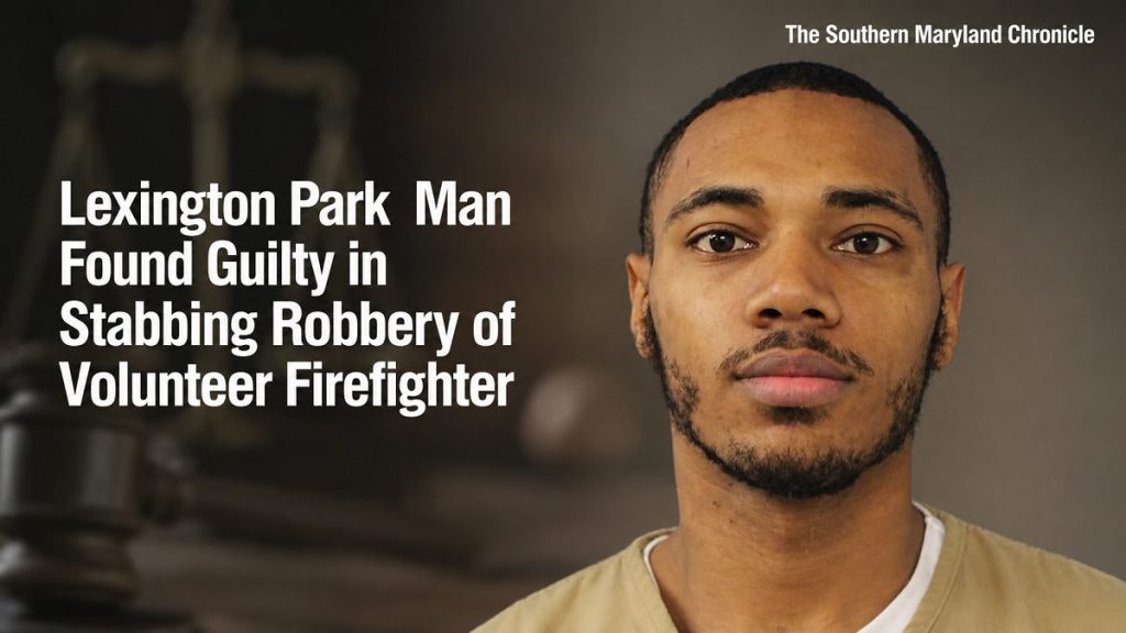 Lexington Park Man Guilty in Firefighter Armed Robbery