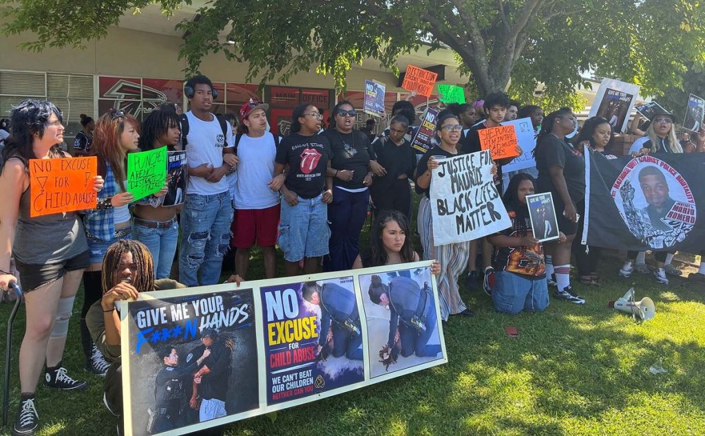 Community Demands Accountability in Officer's Assault on Student