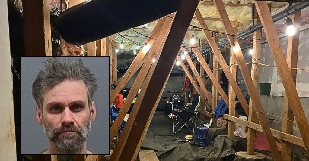 Heard strange noises': Man secretly lived in crawl space of family's townhome for months with a cache of knives and built his own kitchen