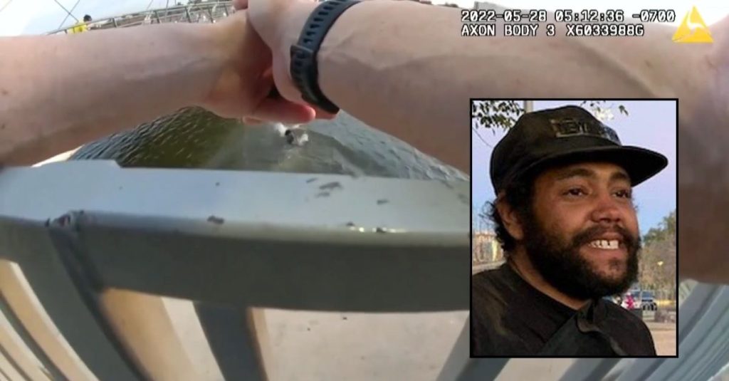 I'm not jumping in after you': Drowning man ignored by cops as he begged for help and died in front of them, lawsuit says