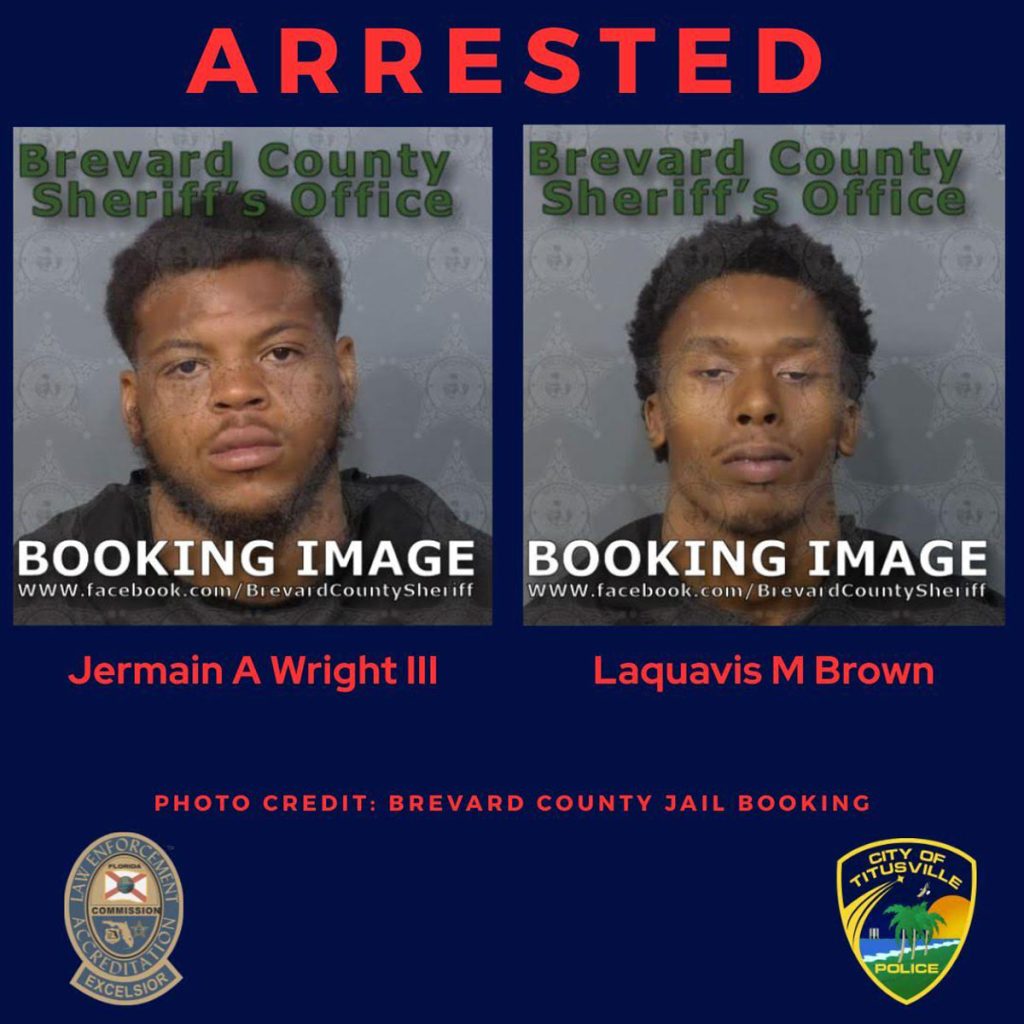 Two Arrested in Titusville Gun Violence Investigation