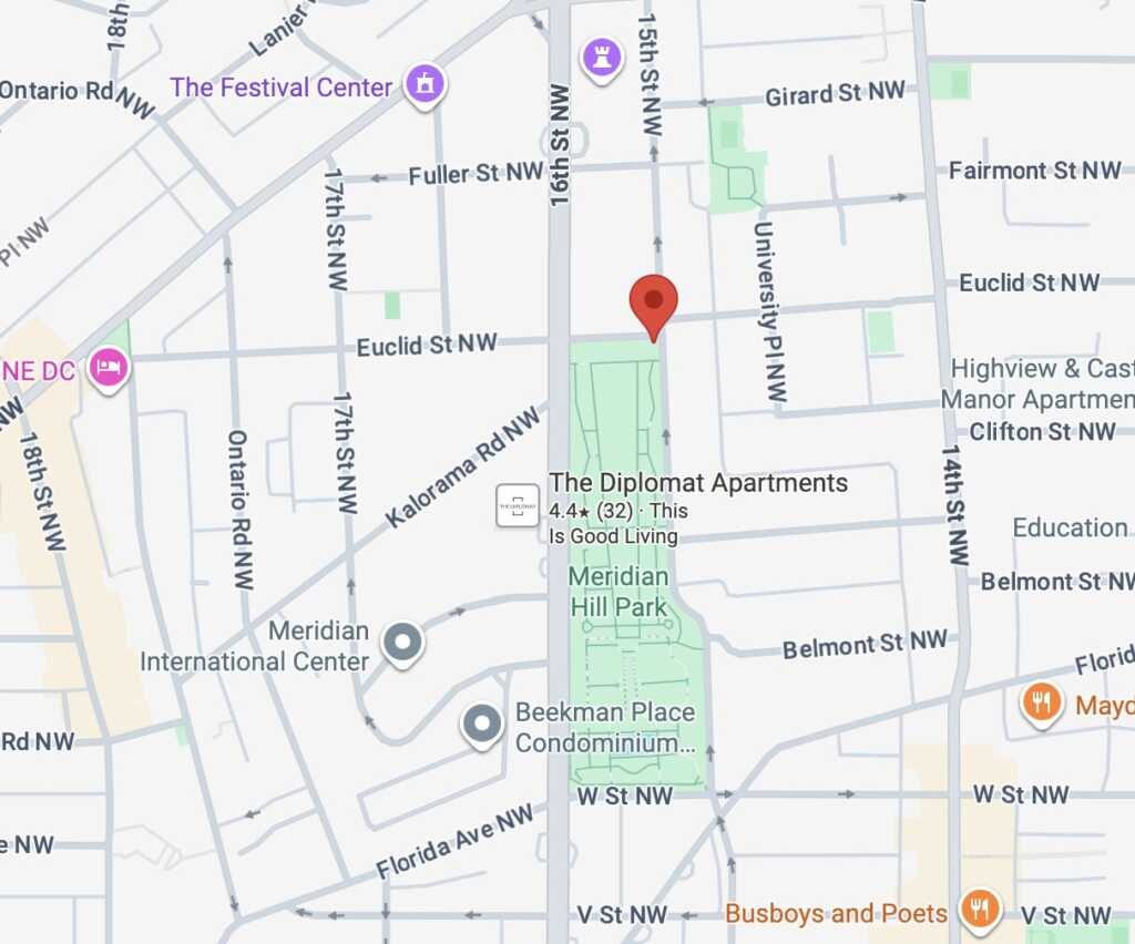 Arrest Made in Meridian Hill Park Shooting