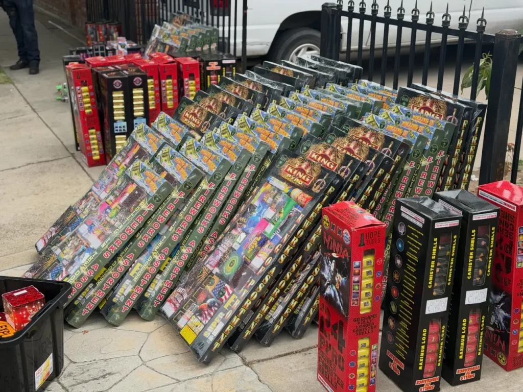 Man found with $10,000 illegal fireworks in Fresno, officials say