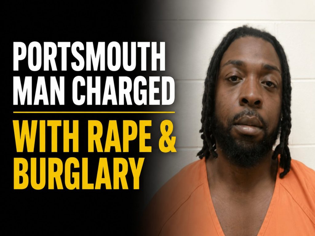 Portsmouth Man Indicted for Rape and Burglary