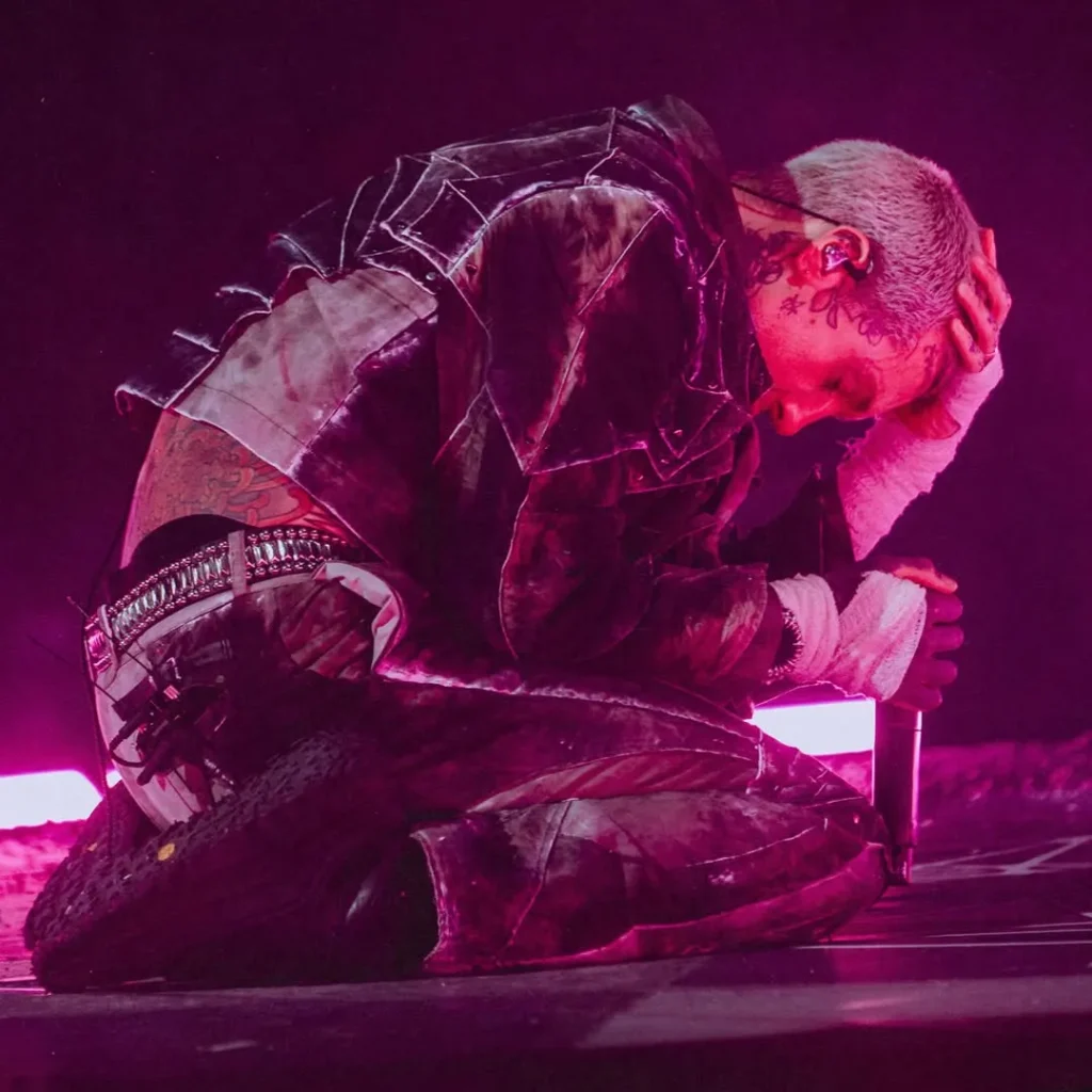 Bring Me the Horizon frontman hit by phone during concert