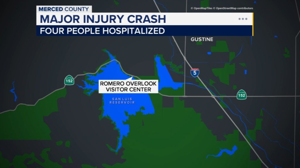 Multiple injured in violent Merced County crash