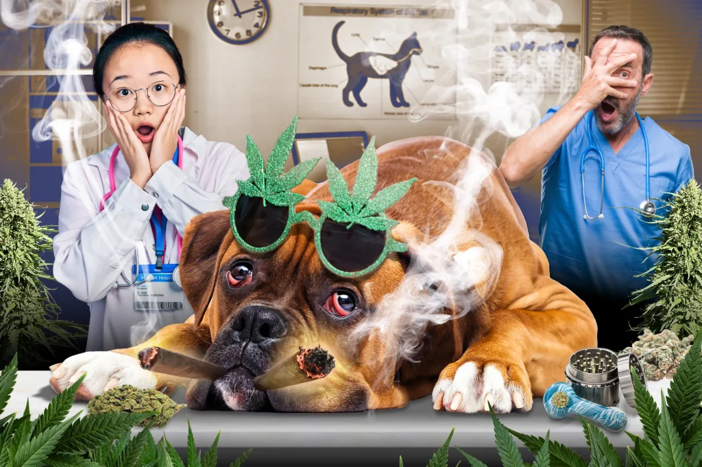 Pets ingesting owners' weed leads to emergency vet visits