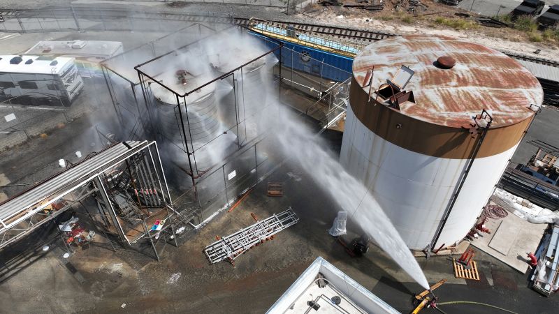 Drones Monitor Overheating Chemical Tank as 40,000 Evacuate in Orange County