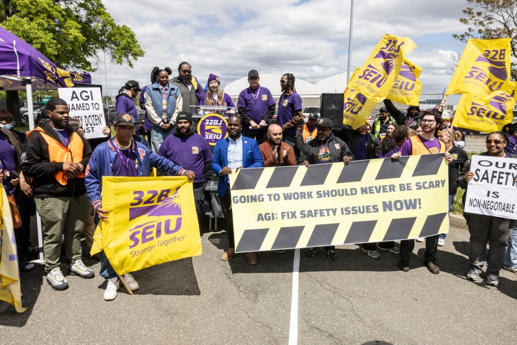 AGI workers rally after ‘bombshell’ complaint exposes life-threatening conditions