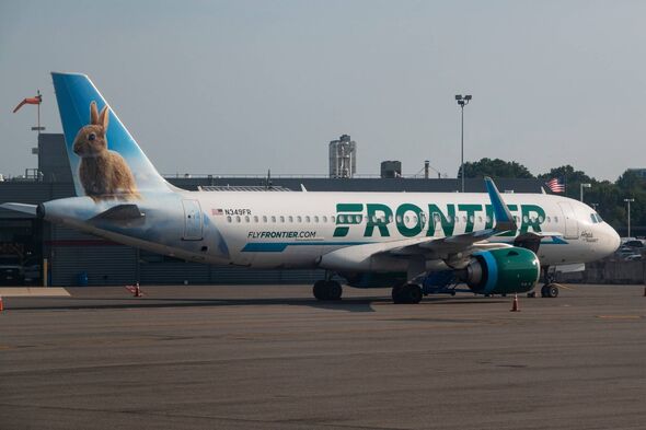 Frontier Airlines plane hits person on runway before flight is evacuated amid fire