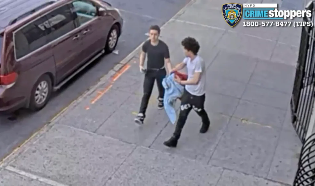 Sweater-swapping goons shoot up NYC playground