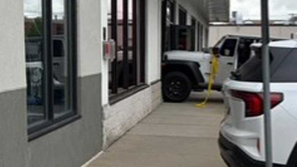 Daycare center closed after SUV crashes into front door