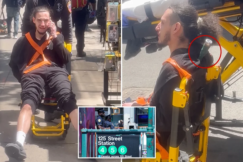 Harlem stabbing victim fears he may never walk again