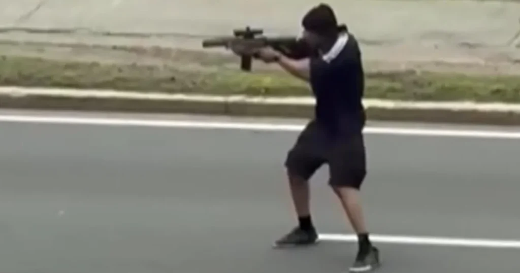 Caught on Camera: Man Shooting Near College Campuses