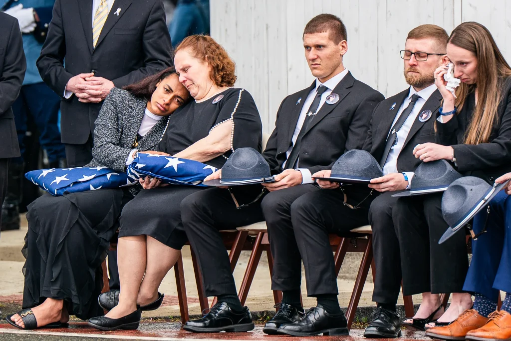 Funeral held for trooper killed by wrong-way driver
