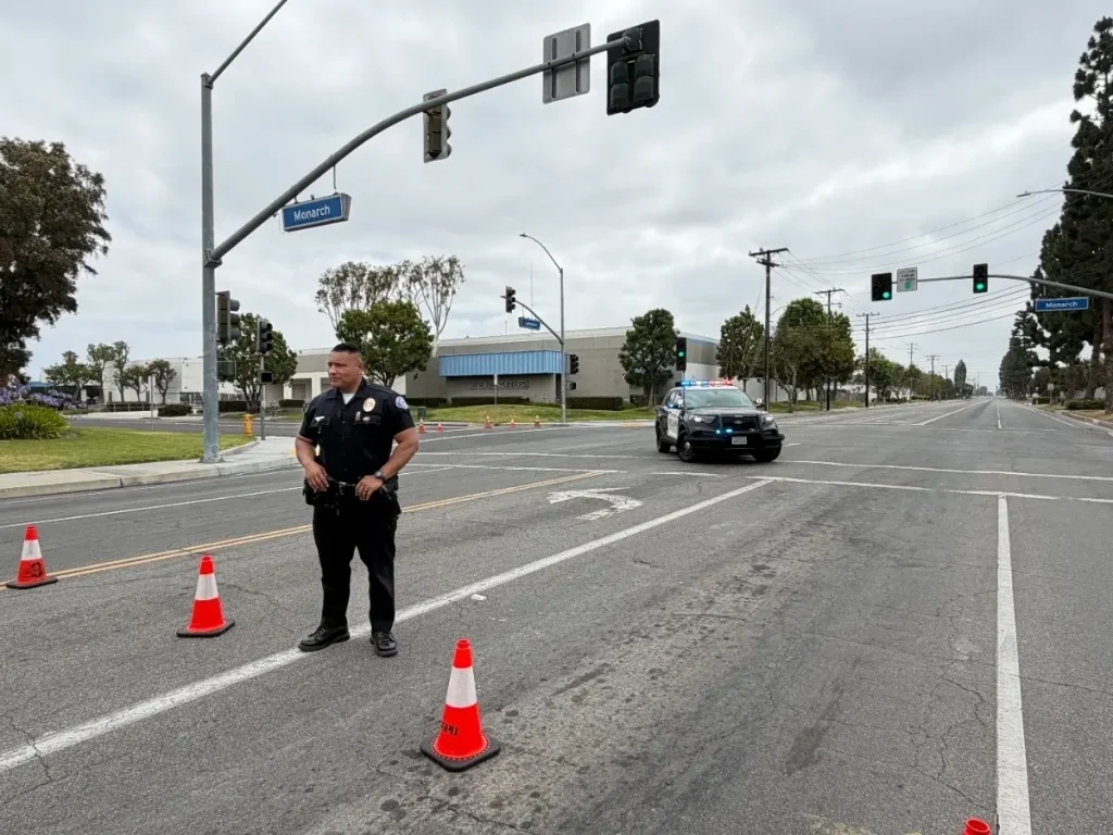 Garden Grove Hazmat Crisis: Map Of Updated Evacuation Zone