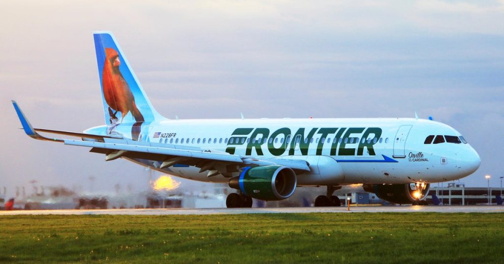 Frontier Plane Hits Runway Trespasser, Emergency Evacuation Follows
