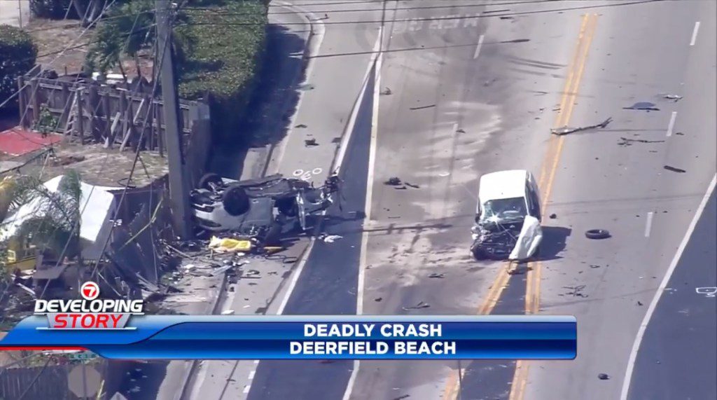 Traffic Homicide Unit Probes Fatal Deerfield Beach Multi-Car Collision