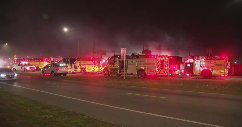 Two-Alarm Storage Facility Fire Shuts Down Southbound Lanes on 56th Street