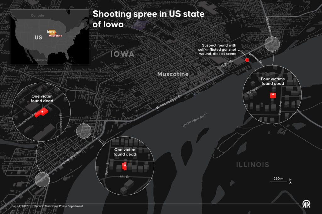 Iowa Shooting Spree Leaves 6 Dead; Suspect Still At Large