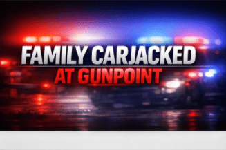 Family's Car Stolen at Gunpoint at Gas Station