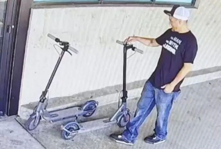 Scooter thief caught on camera in Exeter, police say